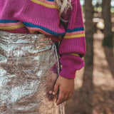 Space | Mini Skirt | Silver
