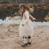 Rib Knit | Tule Dress | Oyster Gray