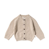 Bubble Knit | Cardigan | Oyster Gray