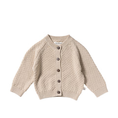 Bubble Knit | Cardigan | Oyster Gray