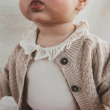 Bubble Knit | Cardigan | Oyster Gray