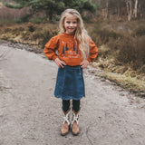 Into The Wild | Puff Sleeve Sweater | Bombay Brown