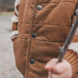 Stretch Twill | Bodywarmer | Chai
