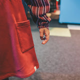 French Knit | Wide Skirt | Rhododendron