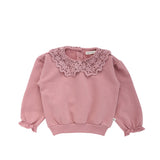 French Knit | Crochet Sweater | Ash Rose
