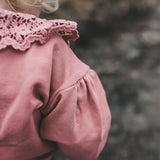 French Knit | Crochet Sweater | Ash Rose