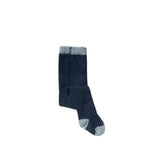 Plain Knit | Knitted Tights | Blue Wing Tale