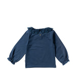French Knit | Crochet Longsleeve | Blue Wing Tale