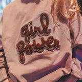 Girl Power | Oversized Sweater | Elderberry