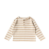 Stripe Terry | Relaxed Granddad Longsleeve | Multicolor