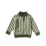 Stripe Knit | Collar Sweater | Multicolor