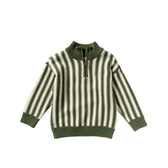 Stripe Knit | Collar Sweater | Multicolor