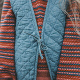 Quilted Denim | Gilet | Quilted Denim