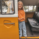 Panel | Wide Leg Jeans | Sky Blue