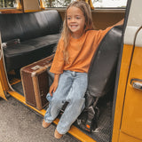 Panel | Wide Leg Jeans | Sky Blue