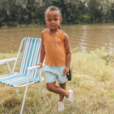 Chambray | Relaxed Shorts | Sunlit Blue