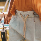 Chambray | Relaxed Shorts | Sunlit Blue