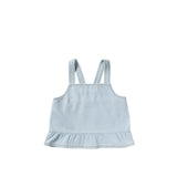 Chambray | Ruffle Singlet | Sunlit Blue