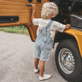 Light Blue Denim | Short Dungarees | Denim Light Blue