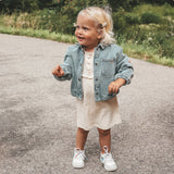 Stretch Denim | Embroidery Jacket | Blue Tint