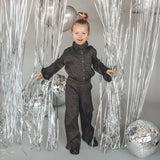 Wide Leg Pants | Midnight | Black