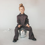 Wide Leg Pants | Midnight | Black