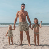 Swim Short Men | Leopard Tan | Indian Tan