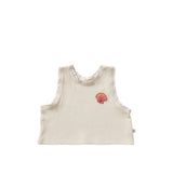 Fancy Rib Jersey | Romance Singlet | Birch