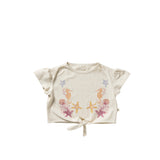 Marina | Front Tie Shirt | Birch