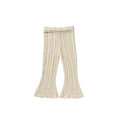 Seashell Knit | Flared Legging | Birch