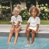 Schiffly | Summer Blouse | Antique White