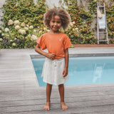 Single Jersey | Ruffle Shirt | Coral