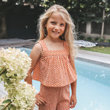 Broderie | Summer Top | Coral
