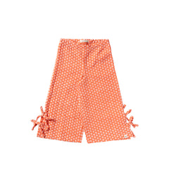Broderie | Wide Leg Pants | Coral