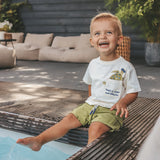 Take It Slow | Oversized Tee | Antique White