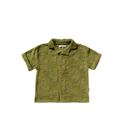 Wave | Loose Shirt | Iguana