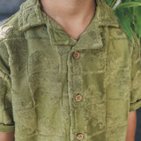 Wave | Loose Shirt | Iguana