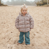 Sweet Leopard | Puffer Coat | Ginger Snap