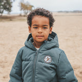 Solid | Puffer Coat | Teal