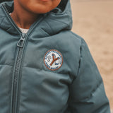 Solid | Puffer Coat | Teal