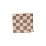 Check | Knitted Scarf | Ginger Snap