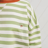 Stripe French Knit | Sweater Mom | Tarragon