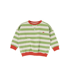 Stripe French Knit | Sweater | Tarragon