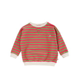 Stripe French Knit | Sweater | Mosstone