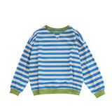 Stripe French Knit | Sweater Mom | French Blue
