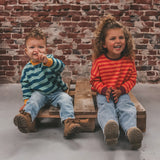 Stripe French Knit | Sweater | Beetroot Purple