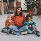 Stripe French Knit | Sweater Mom | Beetroot Purple