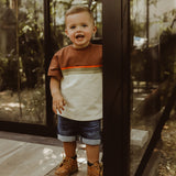 Elthan | Colorblock | Carob Brown
