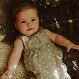 Anouk | Embroidery | Slate Green