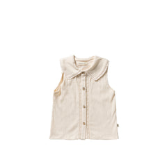 Wavy | Collar Blouse | Ecru 